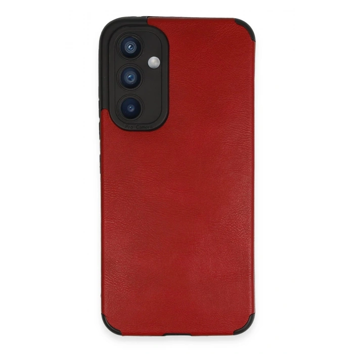 Samsung Galaxy A54 5G Kılıf Loop Deri Silikon - Kırmızı