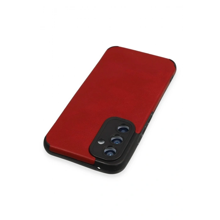 Samsung Galaxy A54 5G Kılıf Loop Deri Silikon - Kırmızı