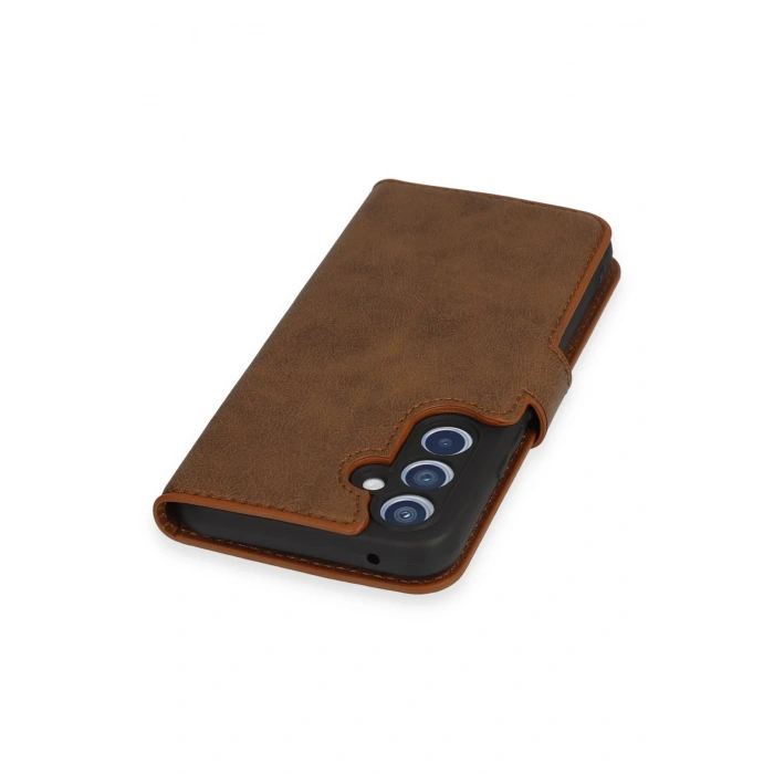 Samsung Galaxy A54 5G Kılıf Trend S Plus Kapaklı Kılıf - Taba