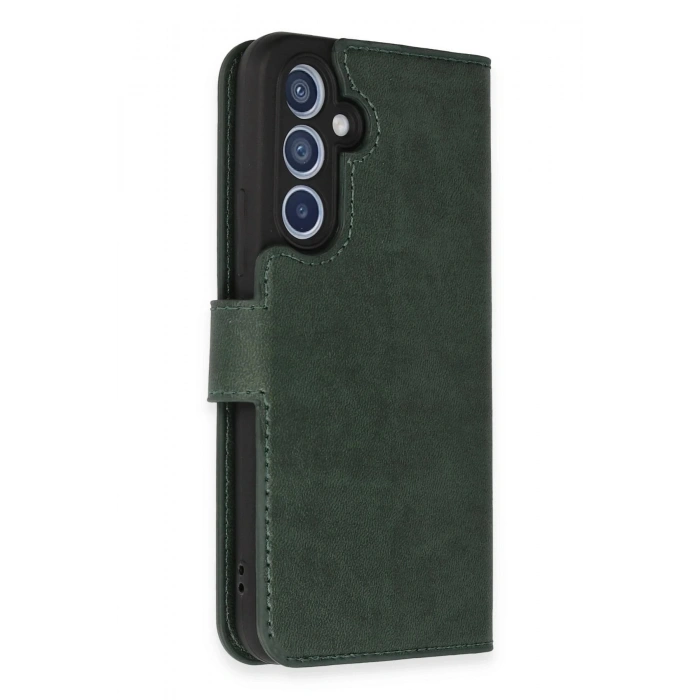 Samsung Galaxy A54 5G Kılıf Trend S Plus Kapaklı Kılıf - Yeşil