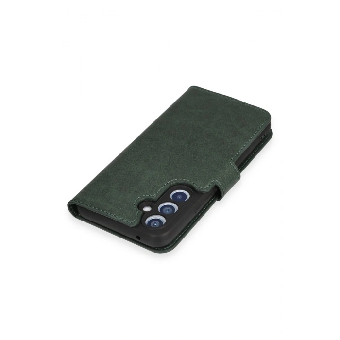 Samsung Galaxy A54 5G Kılıf Trend S Plus Kapaklı Kılıf - Yeşil