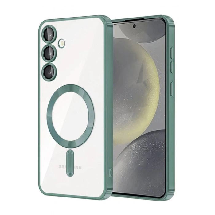 Samsung Galaxy A54 5G Kross Magneticsafe Kapak - Koyu Yeşil