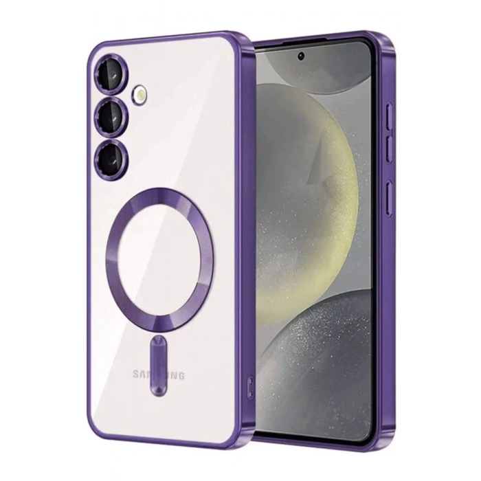 Samsung Galaxy A55 5G Kross Magneticsafe Kapak - Mor