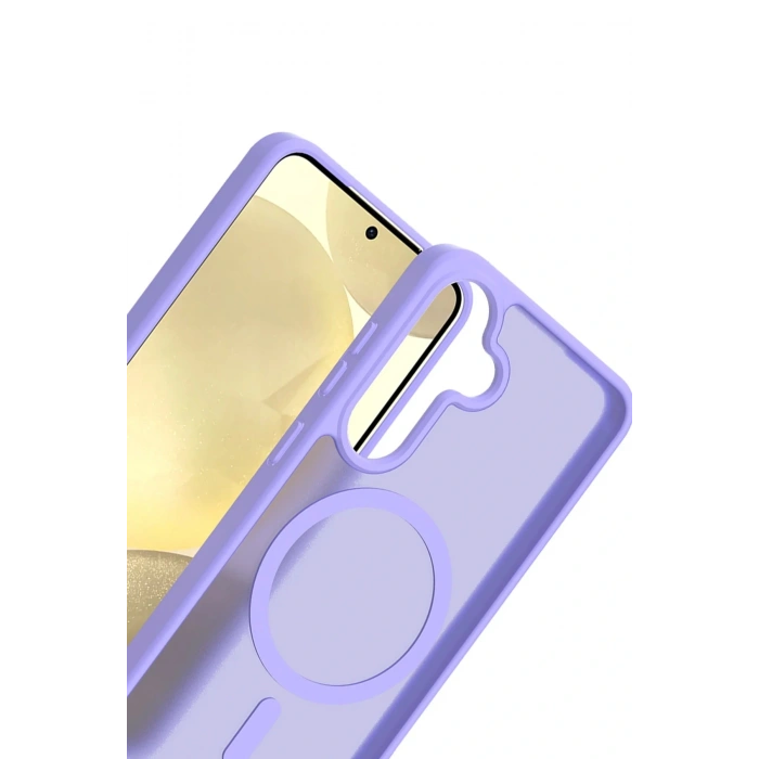 Samsung Galaxy A56 Jota Magsafe Kapak - Lila