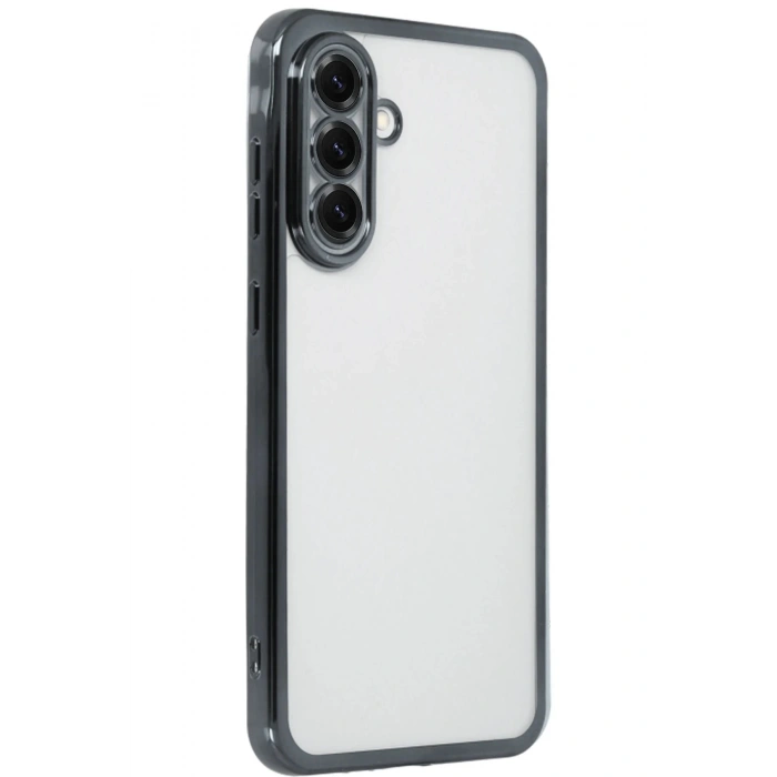 Samsung Galaxy A56 Kılıf Lensli Silikon - Siyah