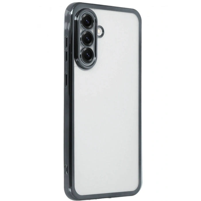 Samsung Galaxy A56 Kılıf Razer Lensli Silikon - Siyah