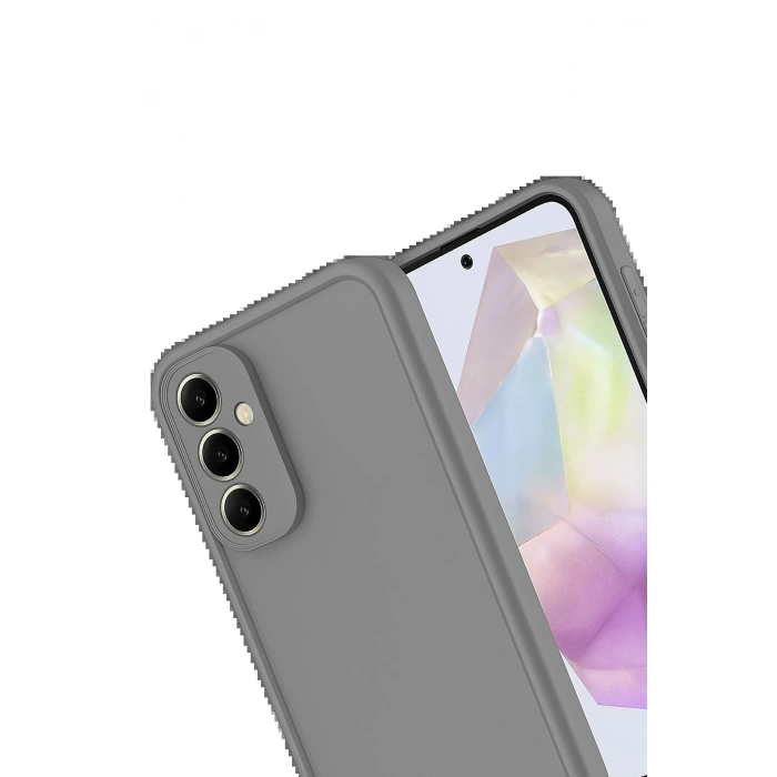 Samsung Galaxy A56 Kılıf Viera Silikon - Gri