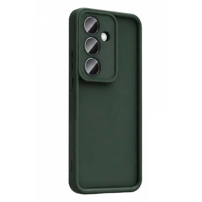 Samsung Galaxy A57 5G Viera Silikon - Koyu Yeşil