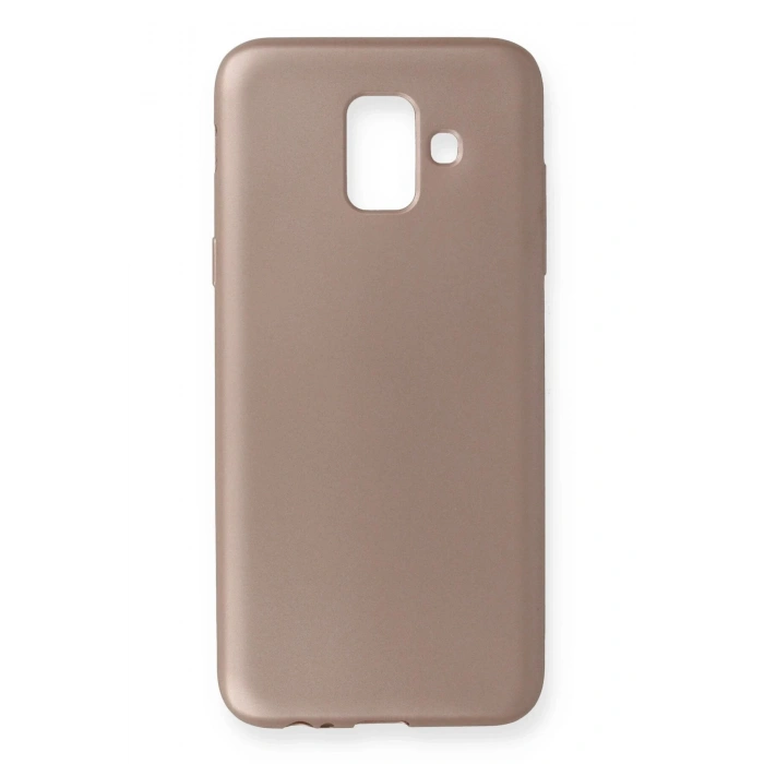 Samsung Galaxy A6 2018 Kılıf First Silikon - Rose Gold