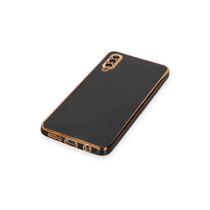 Samsung Galaxy A70 Kılıf Volet Silikon - Siyah