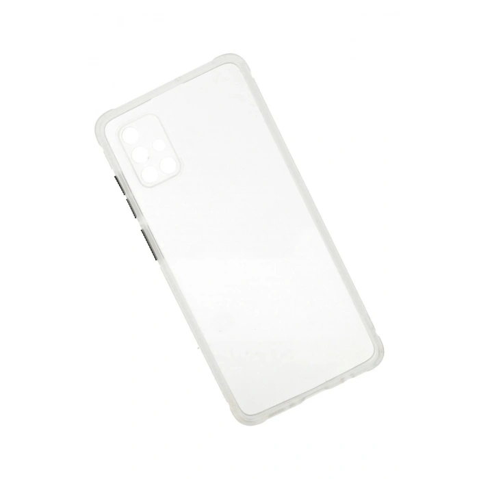 Samsung Galaxy A71 Kılıf Miami Şeffaf Silikon - Şeffaf