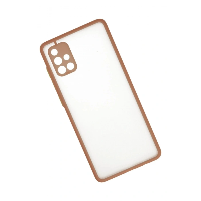 Samsung Galaxy A71 Kılıf Montreal Silikon Kapak - Pembe