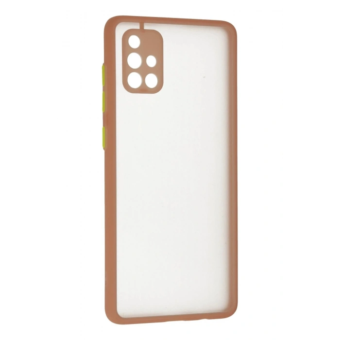 Samsung Galaxy A71 Kılıf Montreal Silikon Kapak - Pembe