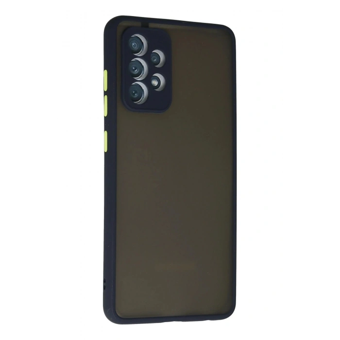 Samsung Galaxy A72 Kılıf Montreal Silikon Kapak - Lacivert