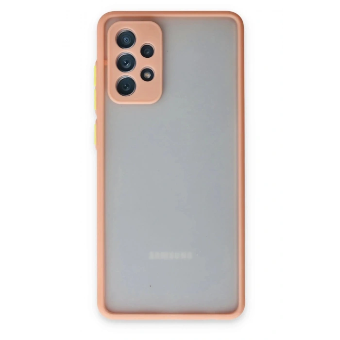 Samsung Galaxy A72 Kılıf Montreal Silikon Kapak - Pembe