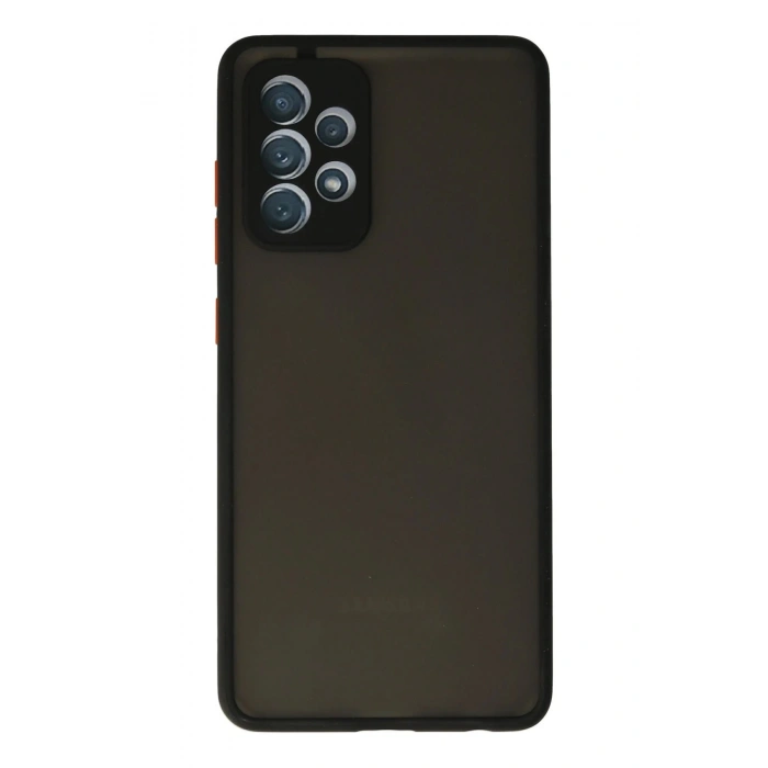 Samsung Galaxy A72 Kılıf Montreal Silikon Kapak - Siyah