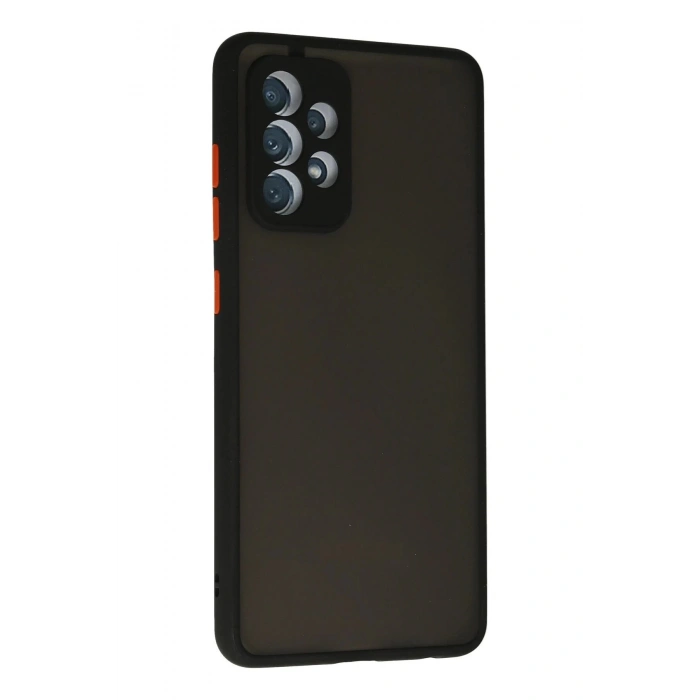 Samsung Galaxy A72 Kılıf Montreal Silikon Kapak - Siyah