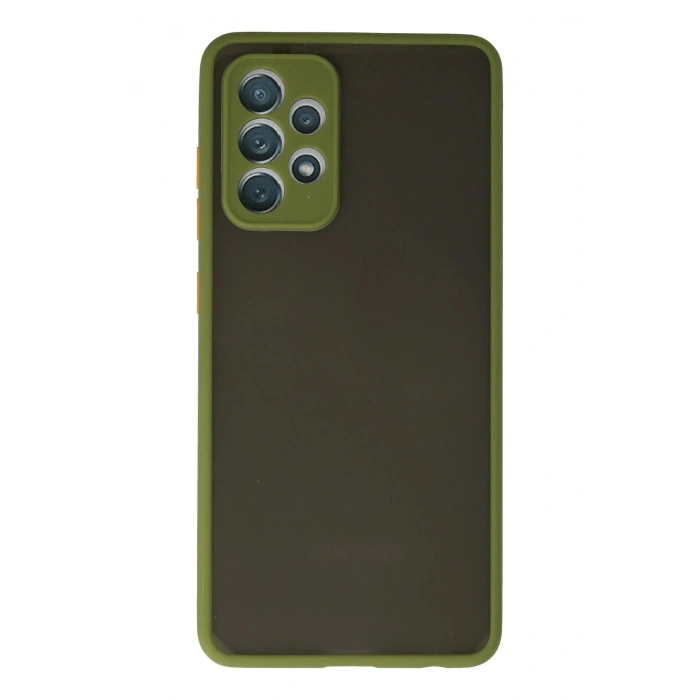 Samsung Galaxy A72 Kılıf Montreal Silikon Kapak - Yeşil