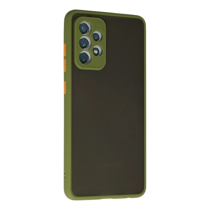 Samsung Galaxy A72 Kılıf Montreal Silikon Kapak - Yeşil