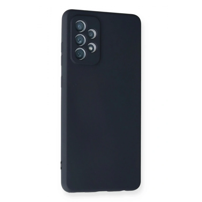 Samsung Galaxy A72 Kılıf Nano içi Kadife Silikon - Lacivert