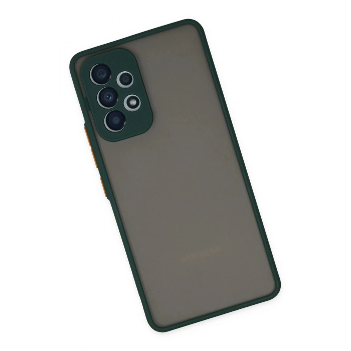 Samsung Galaxy A73 5G Kılıf Montreal Silikon Kapak - Yeşil