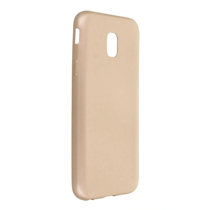 Samsung Galaxy J3 Pro / J330 Kılıf First Silikon - Gold