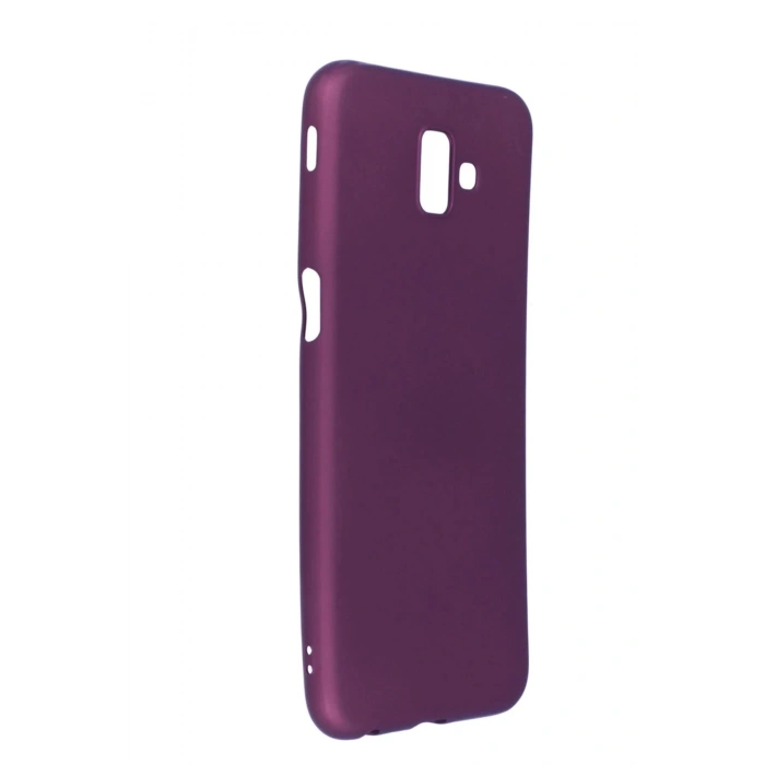 Samsung Galaxy J6 Plus Kılıf First Silikon - Mürdüm