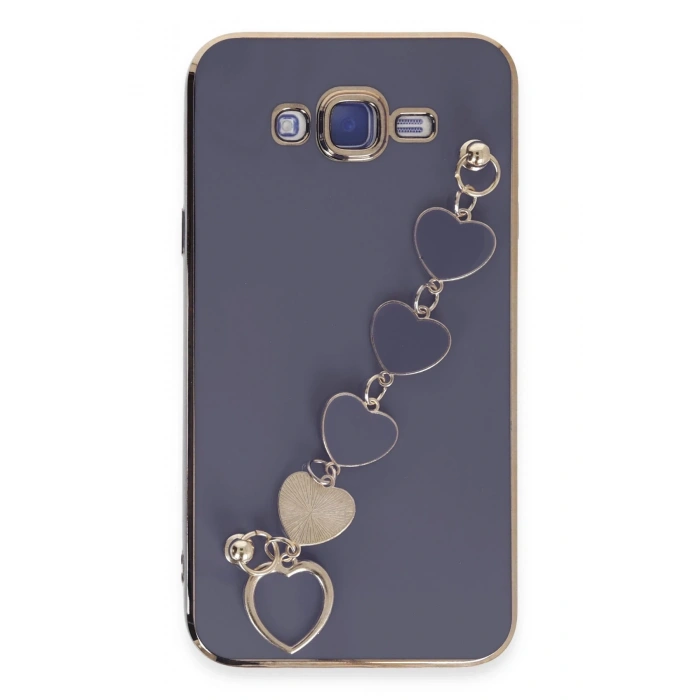 Samsung Galaxy J7 Kılıf Esila Silikon - Gri