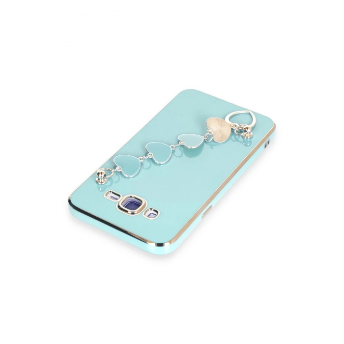 Samsung Galaxy J7 Kılıf Esila Silikon - Su Yeşili