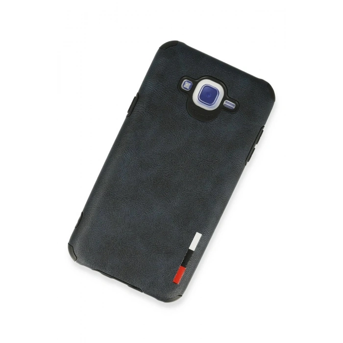 Samsung Galaxy J7 Kılıf Loop Deri Silikon - Lacivert