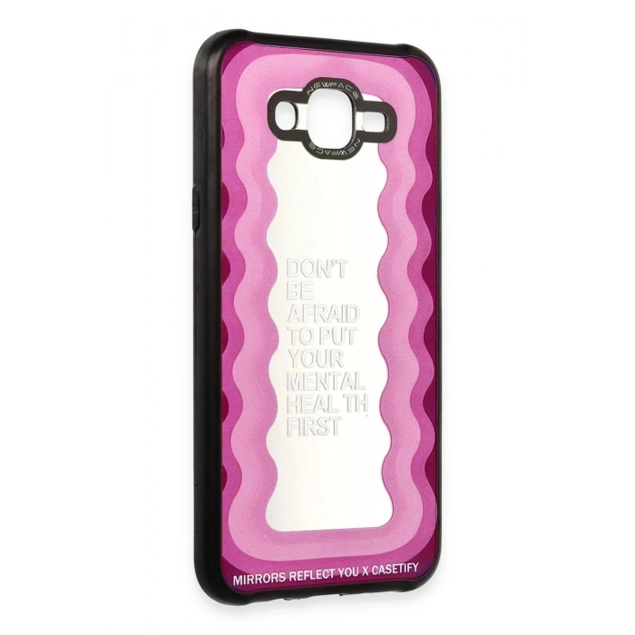 Samsung Galaxy J7 Kılıf Mirror Desenli Kapak - Mirror - 11
