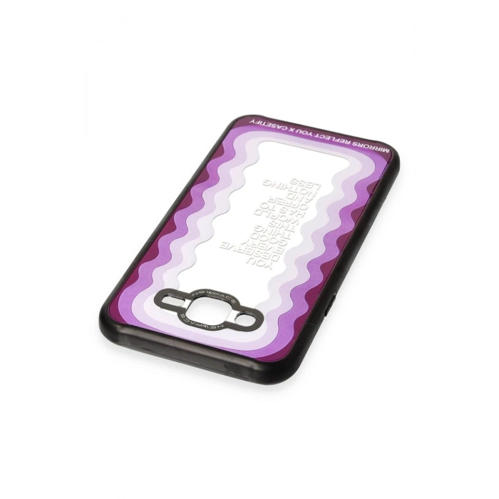 Samsung Galaxy J7 Kılıf Mirror Desenli Kapak - Mirror - 5