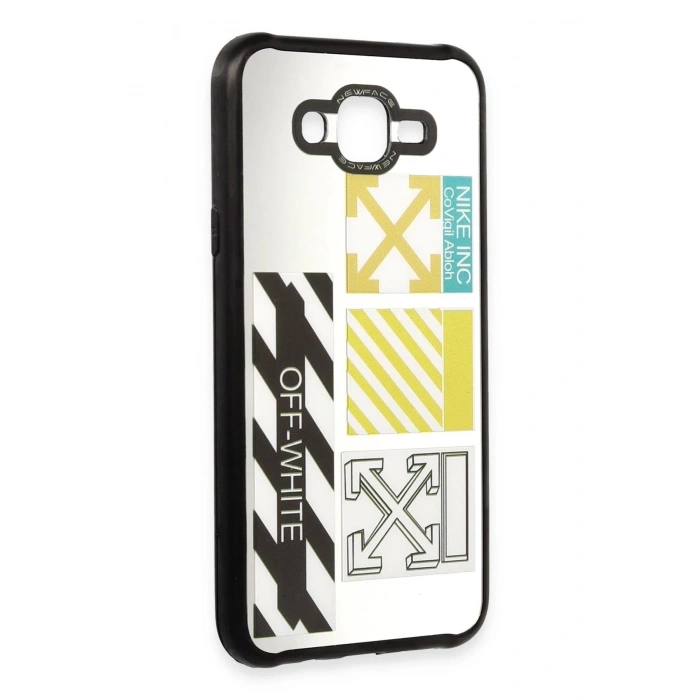 Samsung Galaxy J7 Kılıf Mirror Desenli Kapak - Mirror - 6