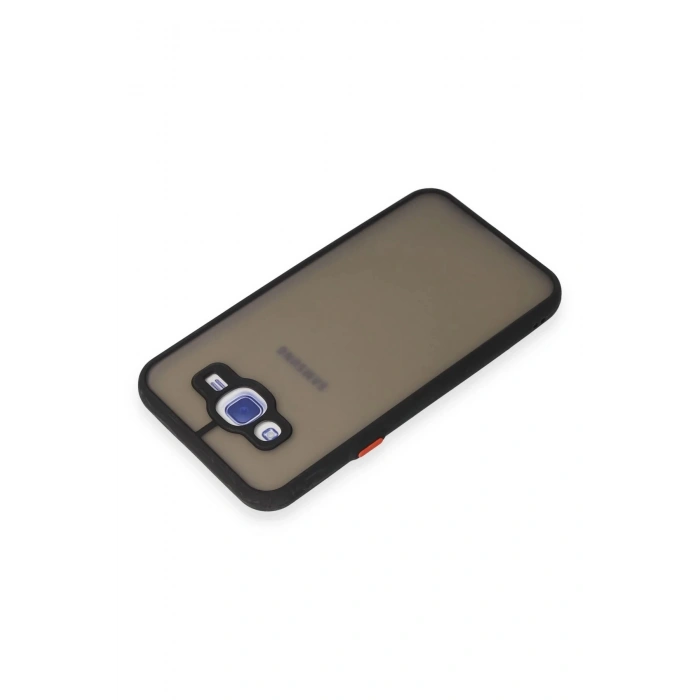 Samsung Galaxy J7 Kılıf Montreal Silikon Kapak - Siyah
