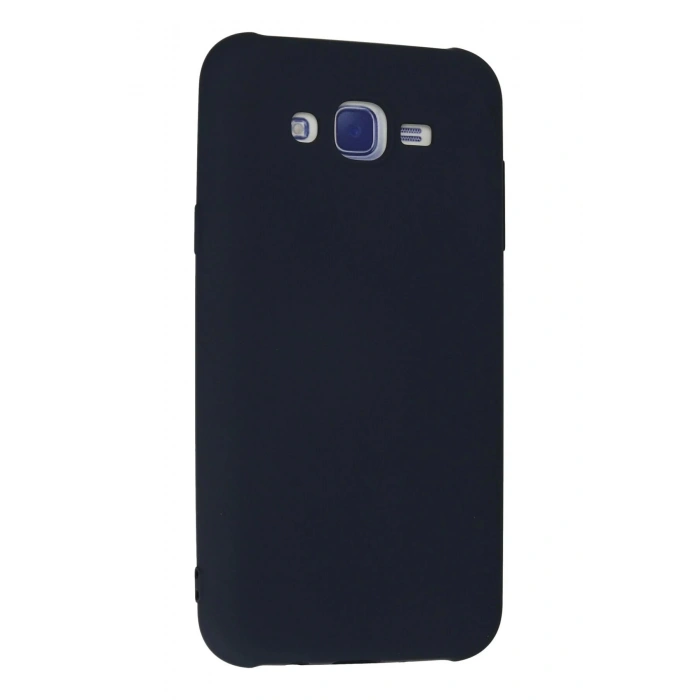 Samsung Galaxy J7 Kılıf Nano içi Kadife Silikon - Lacivert