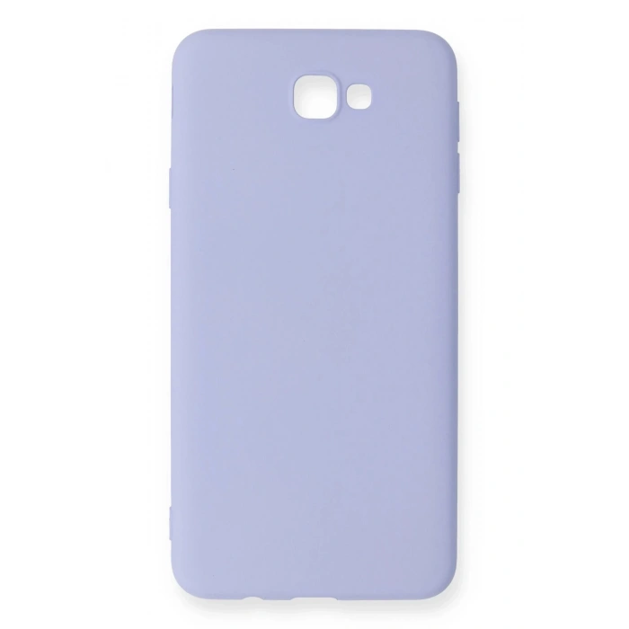 Samsung Galaxy J7 Prime Kılıf Nano içi Kadife Silikon - Lila