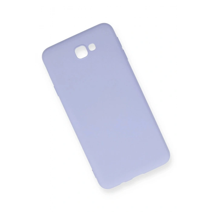 Samsung Galaxy J7 Prime Kılıf Nano içi Kadife Silikon - Lila