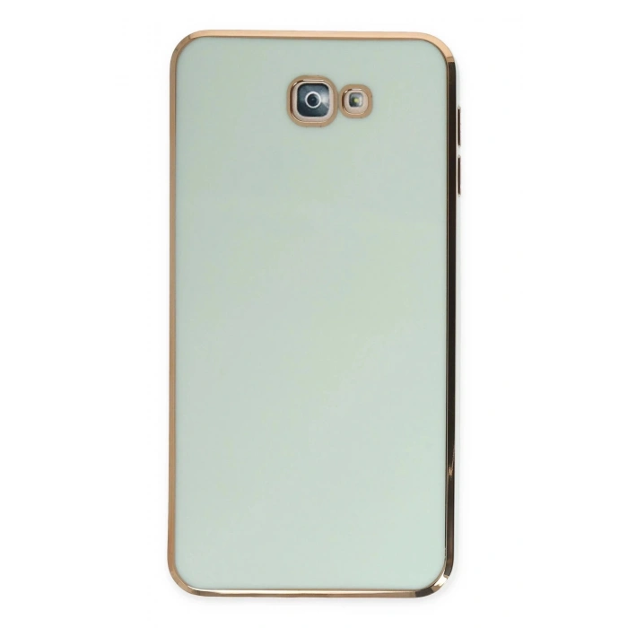 Samsung Galaxy J7 Prime Kılıf Volet Silikon - Açık Yeşil