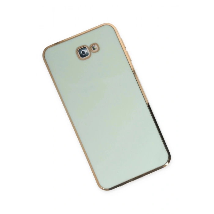 Samsung Galaxy J7 Prime Kılıf Volet Silikon - Açık Yeşil