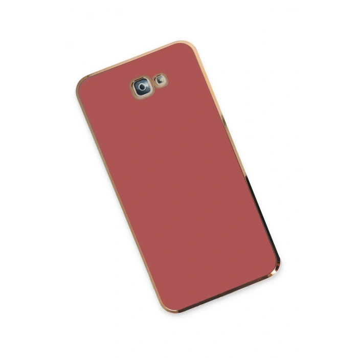 Samsung Galaxy J7 Prime Kılıf Volet Silikon - Kırmızı