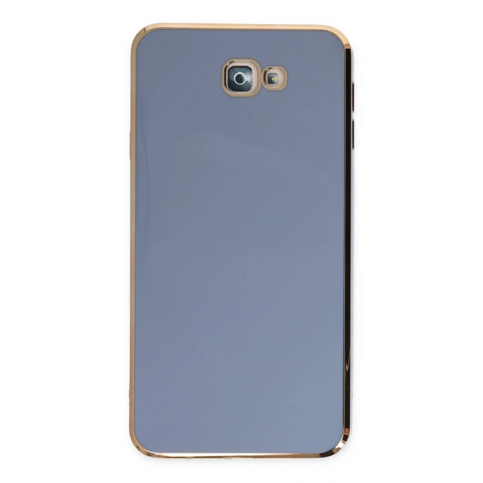 Samsung Galaxy J7 Prime Kılıf Volet Silikon - Mavi