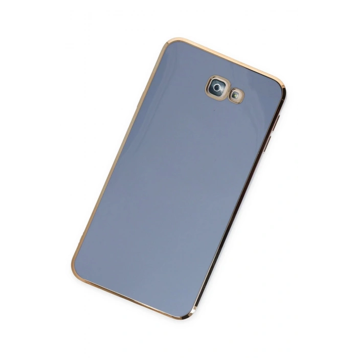 Samsung Galaxy J7 Prime Kılıf Volet Silikon - Mavi