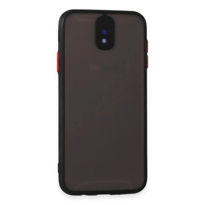 Samsung Galaxy J7 Pro / J730 Kılıf Montreal Silikon Kapak - Siyah