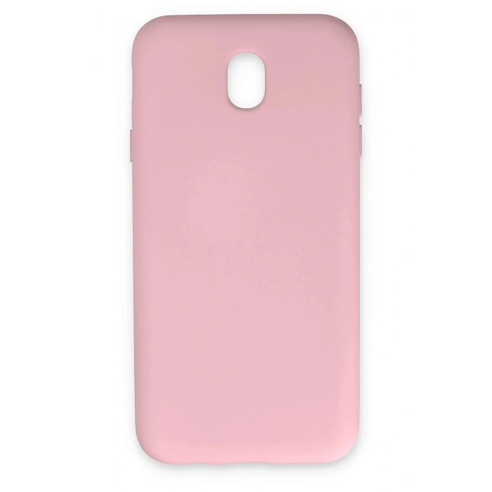 Samsung Galaxy J7 Pro / J730 Kılıf Nano içi Kadife Silikon - Pudra