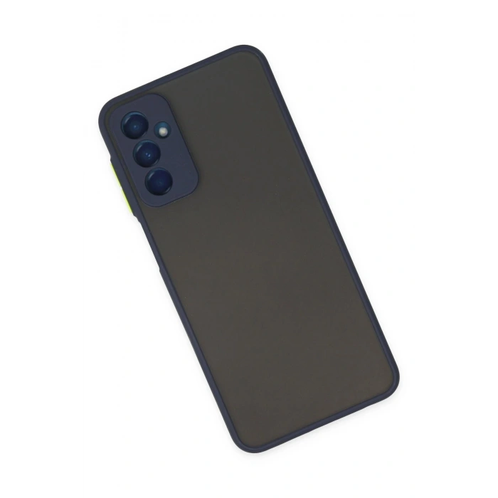 Samsung Galaxy M13 Kılıf Montreal Silikon Kapak - Lacivert