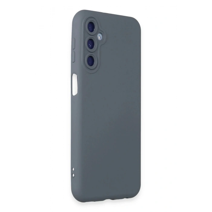 Samsung Galaxy M14 5G Kılıf Nano içi Kadife Silikon - Gri