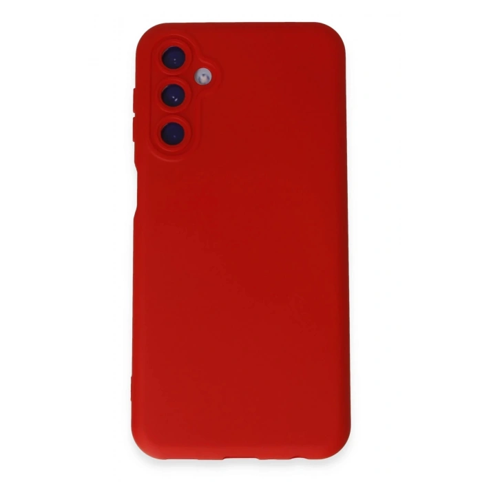 Samsung Galaxy M14 5G Kılıf Nano içi Kadife Silikon - Kırmızı