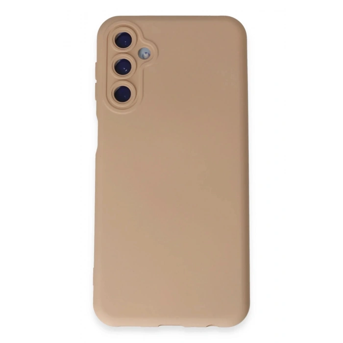 Samsung Galaxy M14 5G Kılıf Nano içi Kadife Silikon - Pudra