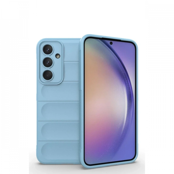 Samsung Galaxy M14 5G Kılıf Optimum Silikon - Sky Blue