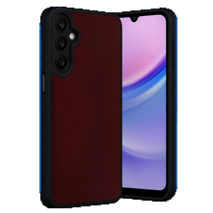 Samsung Galaxy M15 Kılıf Aras Deri Kapak - Bordo